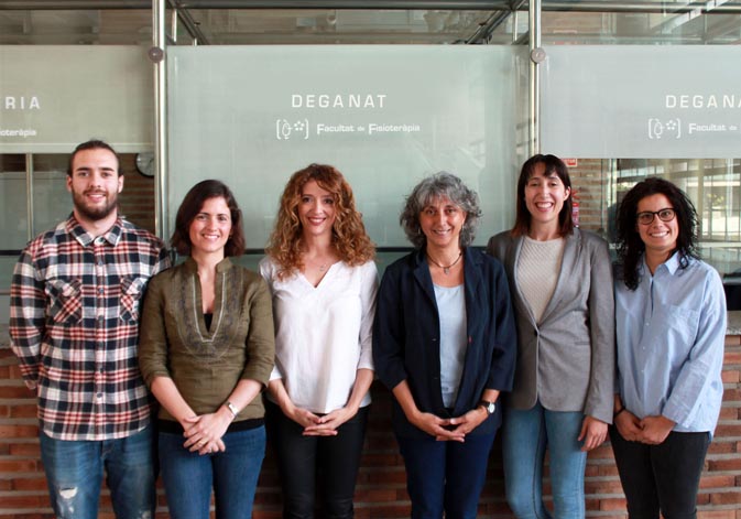 D'esquerra a dreta: Israel Villarrasa, Pilar Serra, Marta Aguilar, Gemma Espí, Núria Sempere i Sara Cortés.